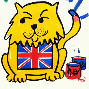 1960's Britain Travel Poster British Art